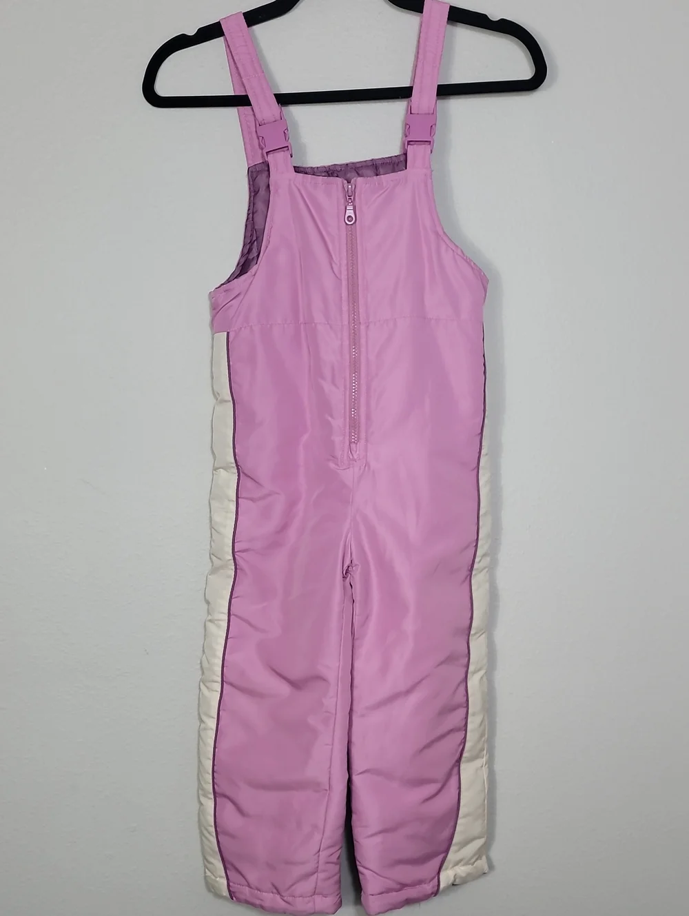 Vintage OshKosh Bgosh Girls Purple Snow Suit Size 6X One Piece Cold Outdoor